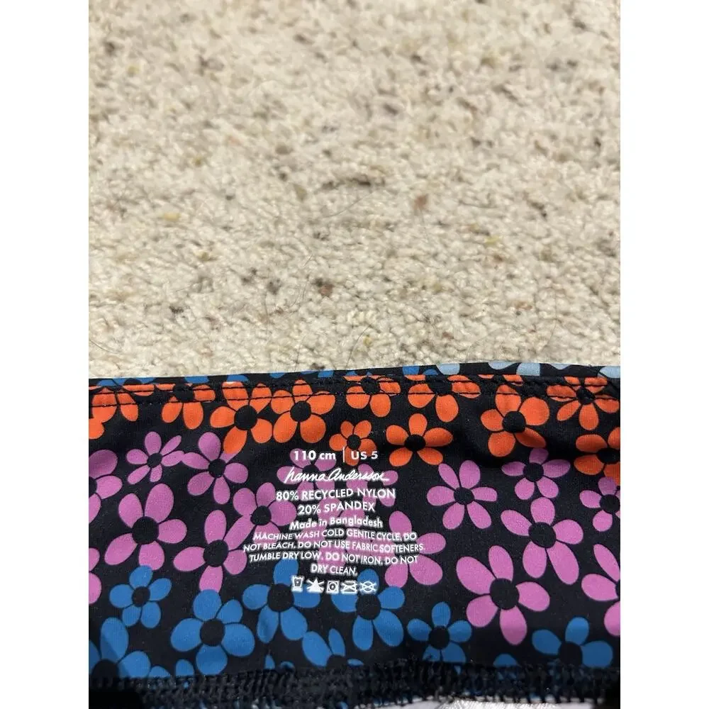 Hanna Andersson 110 / US 5 Active SET MadeToStretch Tank Top/Leggings Floral F26